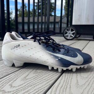 Nike Vapor Untouchable Speed 3 TD Football Cleats Mens 15 White Blue AO3034-107